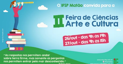 Cartaz 2ª Feira de Ciências 2017